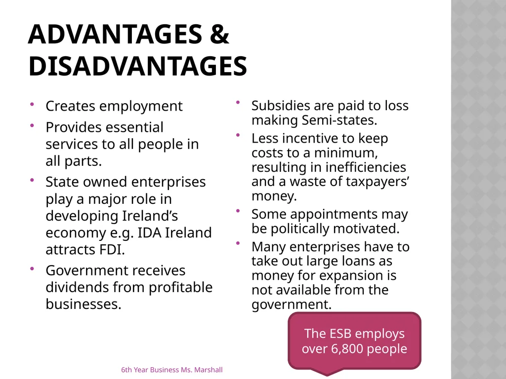Business Organisations Unit 6 Chapter 19 Unit 6 - slide 16 of 49