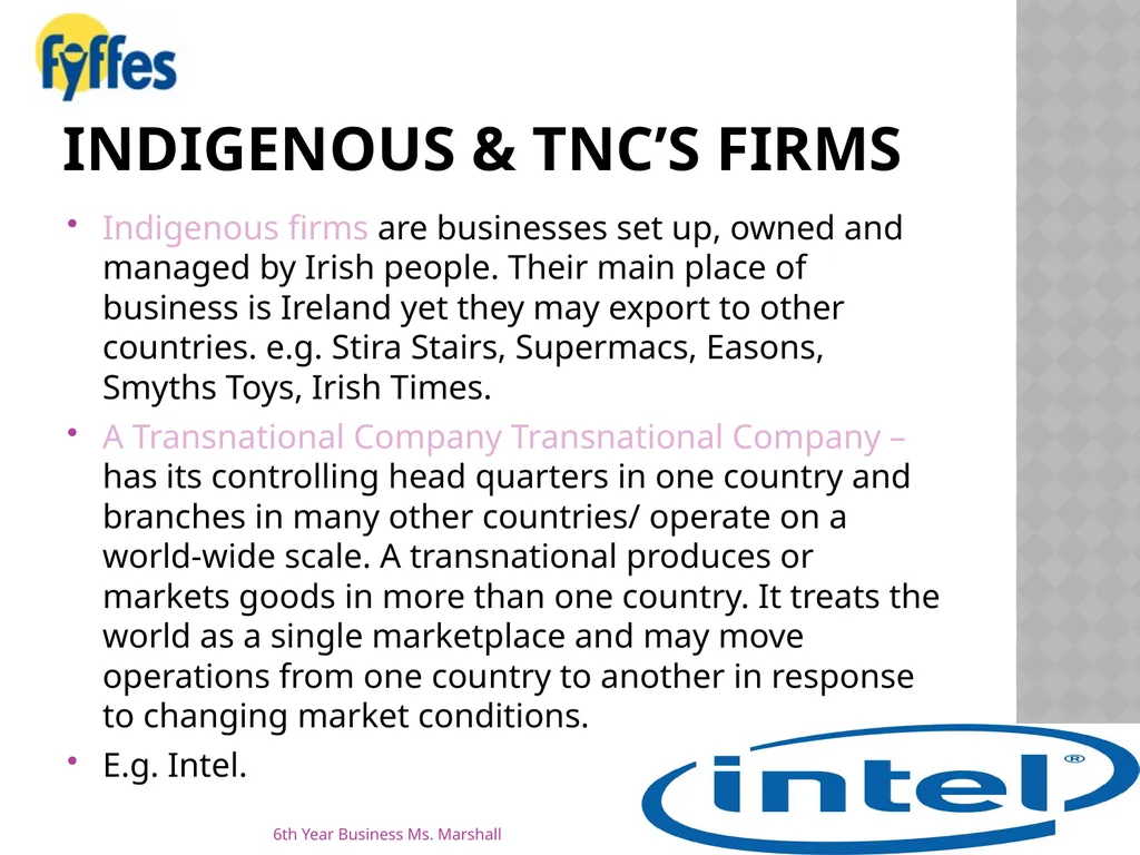 Business Organisations Unit 6 Chapter 19 Unit 6 - slide 22 of 49