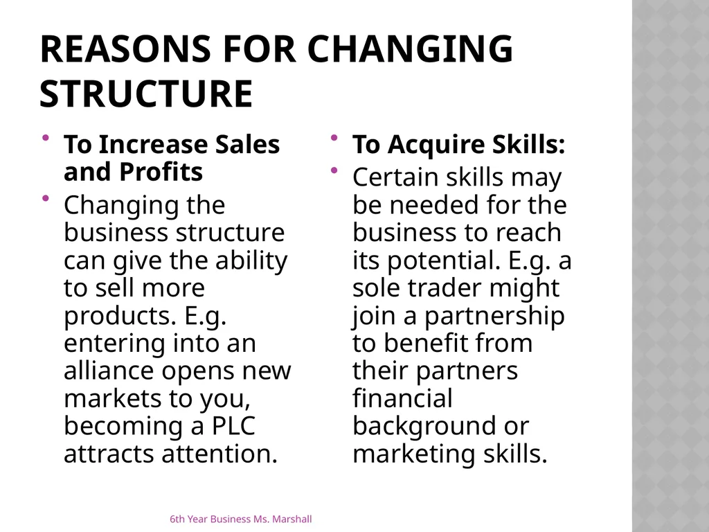 Business Organisations Unit 6 Chapter 19 Unit 6 - slide 38 of 49