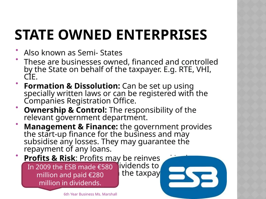 Business Organisations Unit 6 Chapter 19 Unit 6 - slide 15 of 49