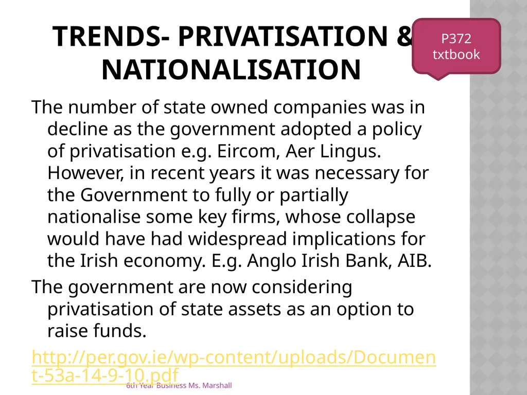 Business Organisations Unit 6 Chapter 19 Unit 6 - slide 41 of 49