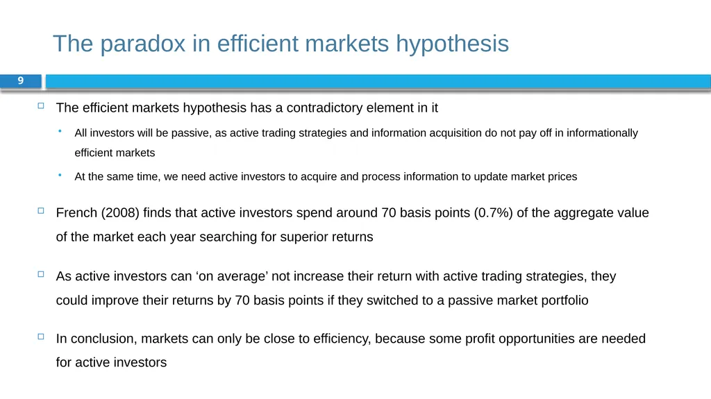 Corporate Finance for Long-Term Value Chapter 14: - slide 9 of 33
