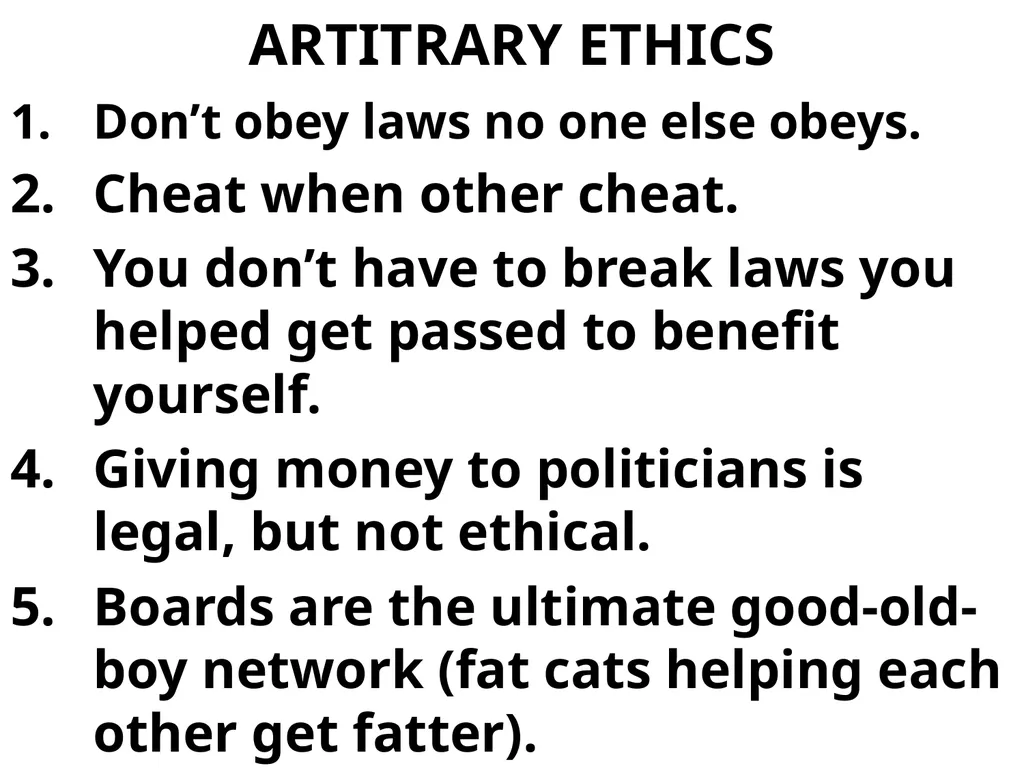 CHAPTER 5 GLOBAL BUSINESS ETHICS Global Business - slide 57 of 107