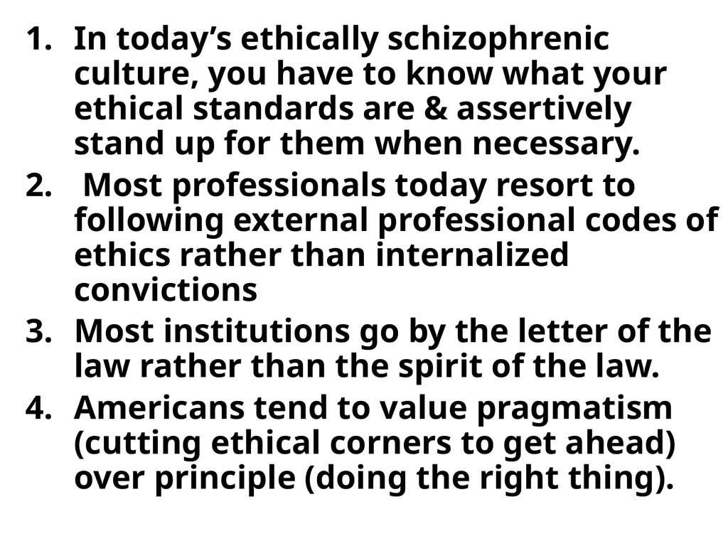 CHAPTER 5 GLOBAL BUSINESS ETHICS Global Business - slide 58 of 107