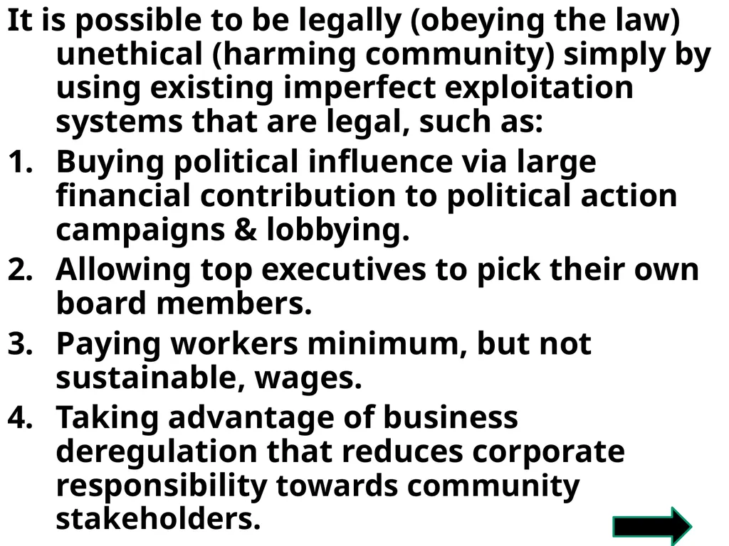 CHAPTER 5 GLOBAL BUSINESS ETHICS Global Business - slide 106 of 107