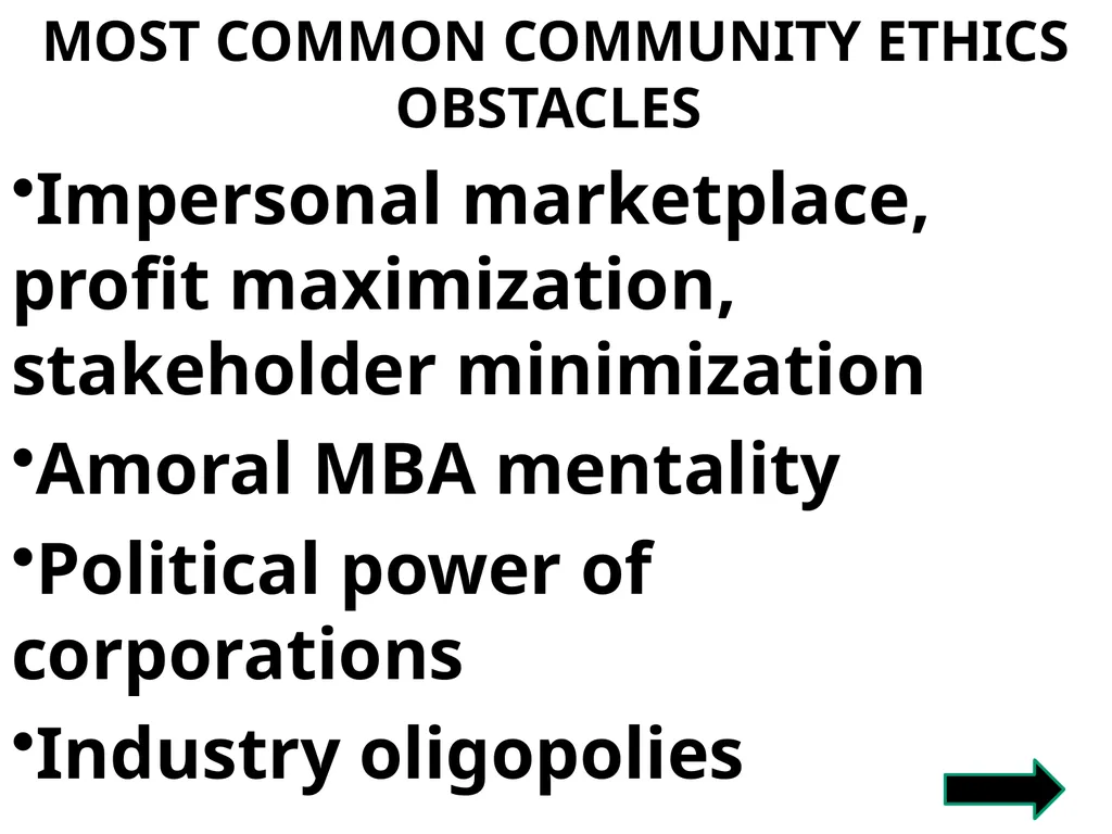 CHAPTER 5 GLOBAL BUSINESS ETHICS Global Business - slide 97 of 107