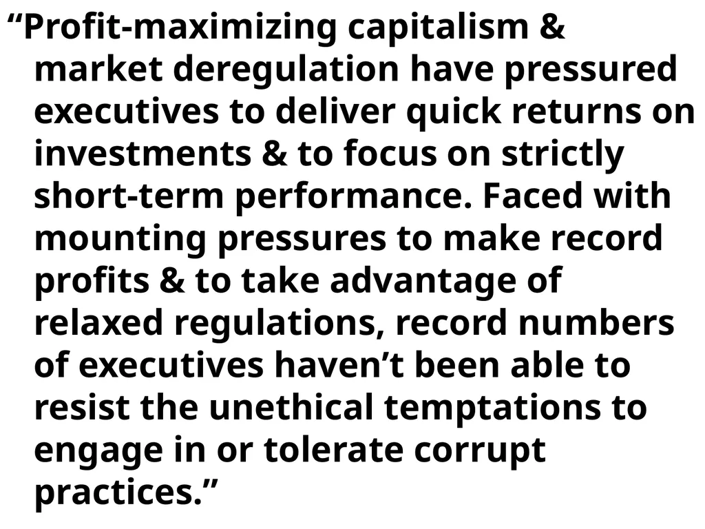 CHAPTER 5 GLOBAL BUSINESS ETHICS Global Business - slide 23 of 107