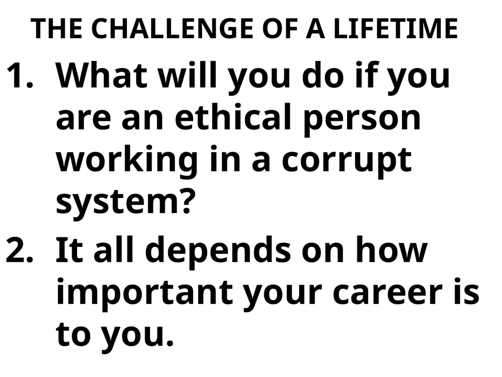 CHAPTER 5 GLOBAL BUSINESS ETHICS Global Business - slide 69 of 107