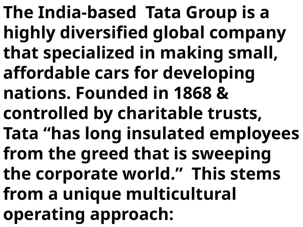 CHAPTER 5 GLOBAL BUSINESS ETHICS Global Business - slide 103 of 107