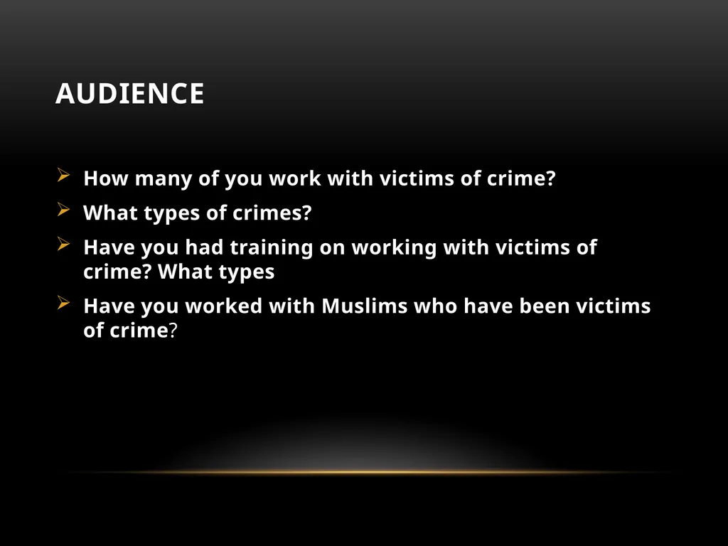 Darakshan Raja, MA Associate, Safe Nation - slide 5 of 54