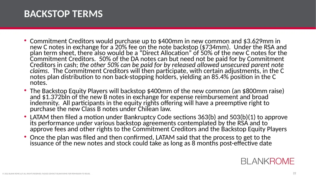 American College of Bankruptcy Fall Program (Third - slide 22 of 28