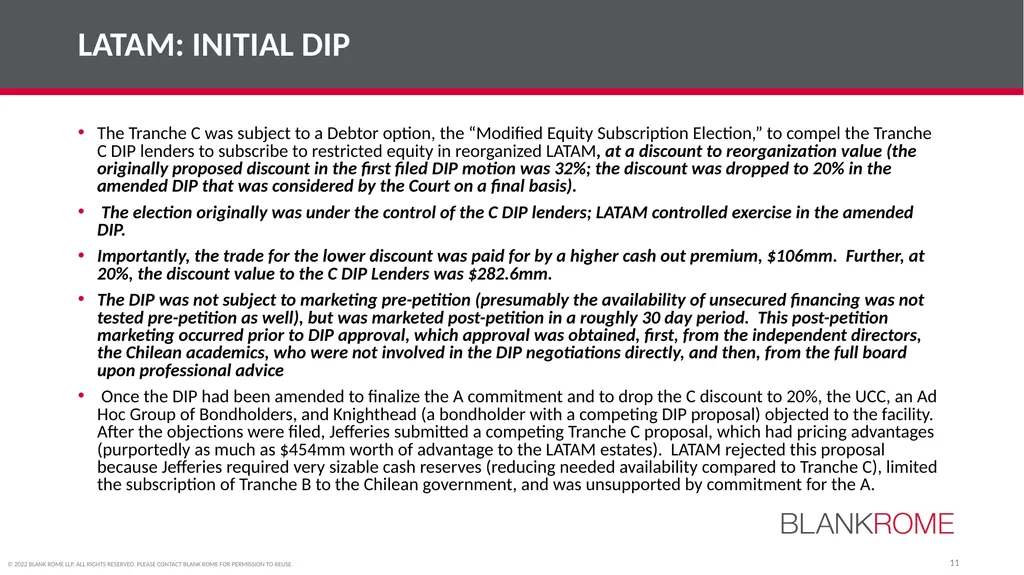 American College of Bankruptcy Fall Program (Third - slide 11 of 28