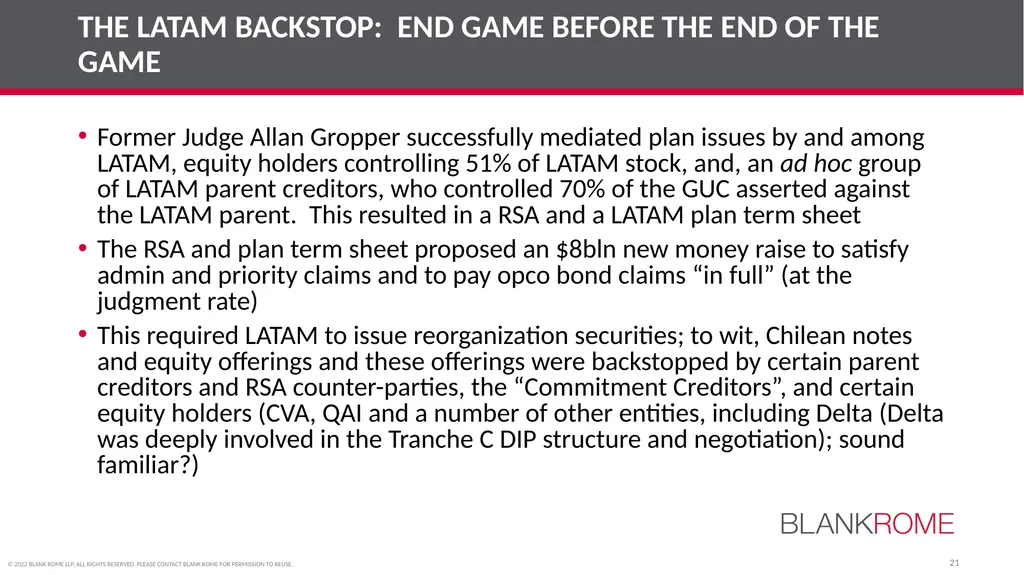 American College of Bankruptcy Fall Program (Third - slide 21 of 28