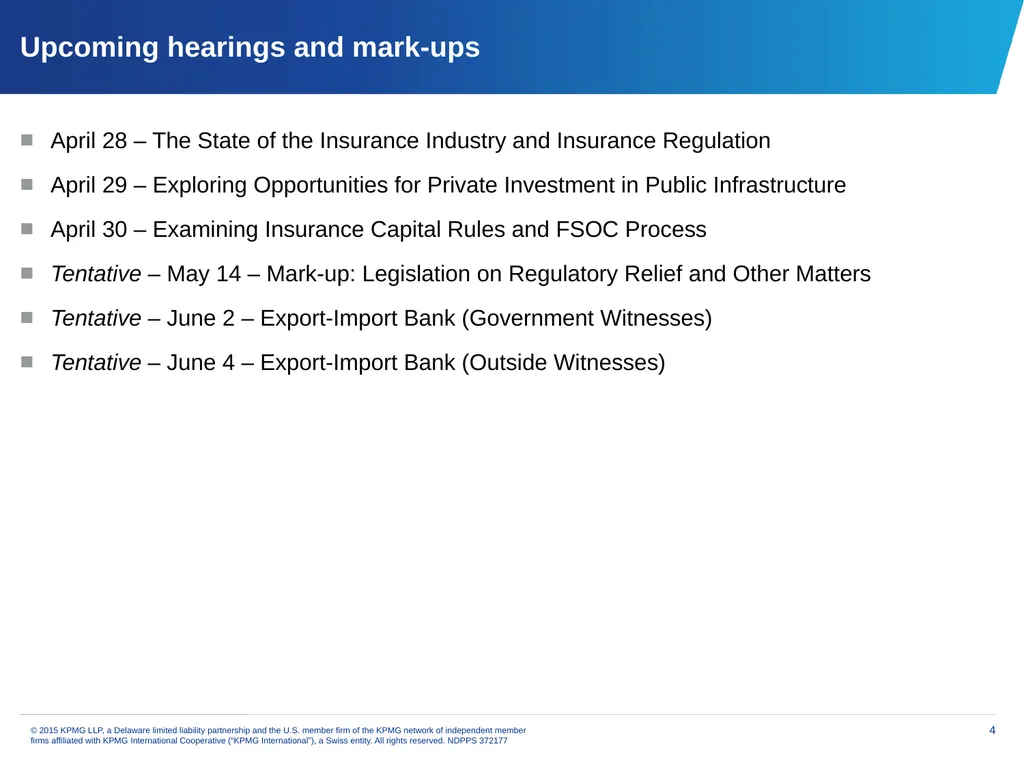 Financial services issues update Priya Dayananda - slide 4 of 19
