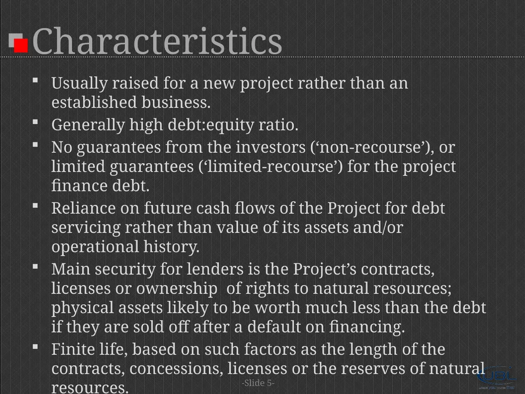 A Project Financier's Standpoint |Risk Assessment - slide 5 of 18