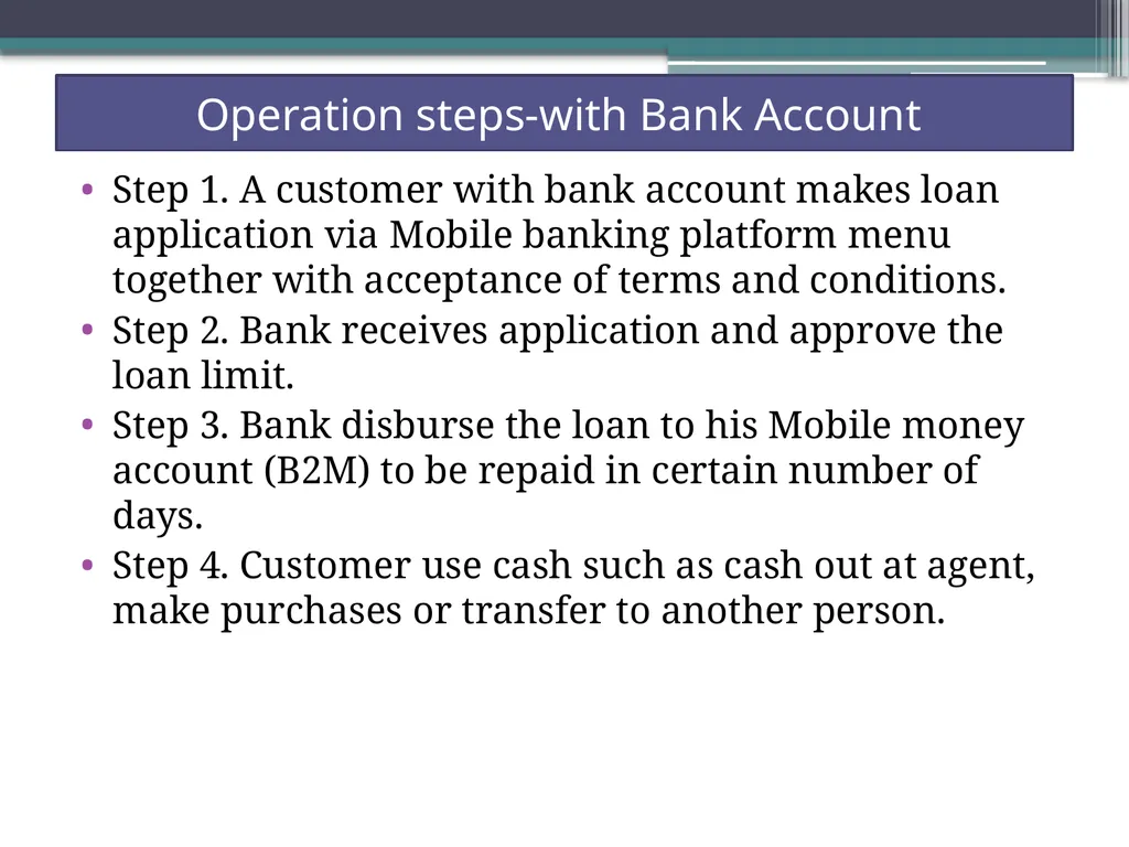 Integrating Mobile Banking and Mobile Money with - slide 6 of 10
