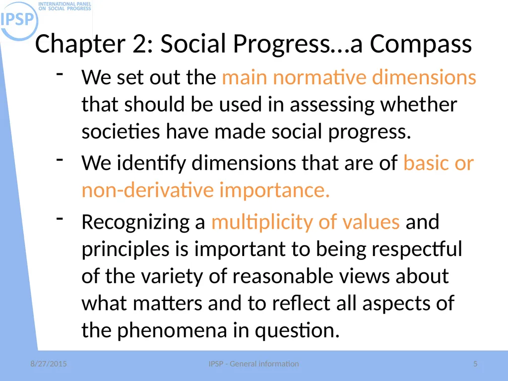 International Panel on Social Progress First draft - slide 5 of 52