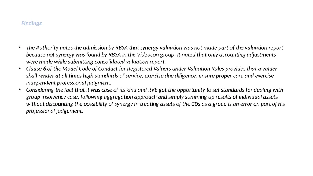 RECENT DEVELOPMENTS IN THE VALUATION FIELD Anurag - slide 17 of 28