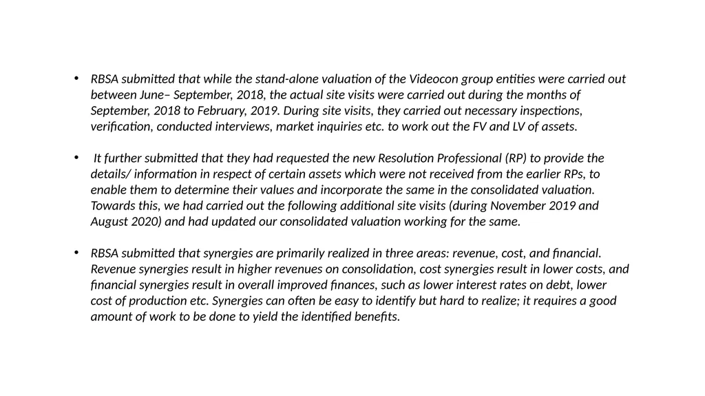 RECENT DEVELOPMENTS IN THE VALUATION FIELD Anurag - slide 14 of 28