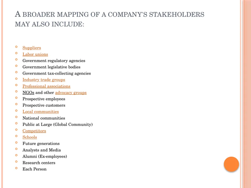 Strategic Human Resources Management Stakeholder - slide 7 of 19