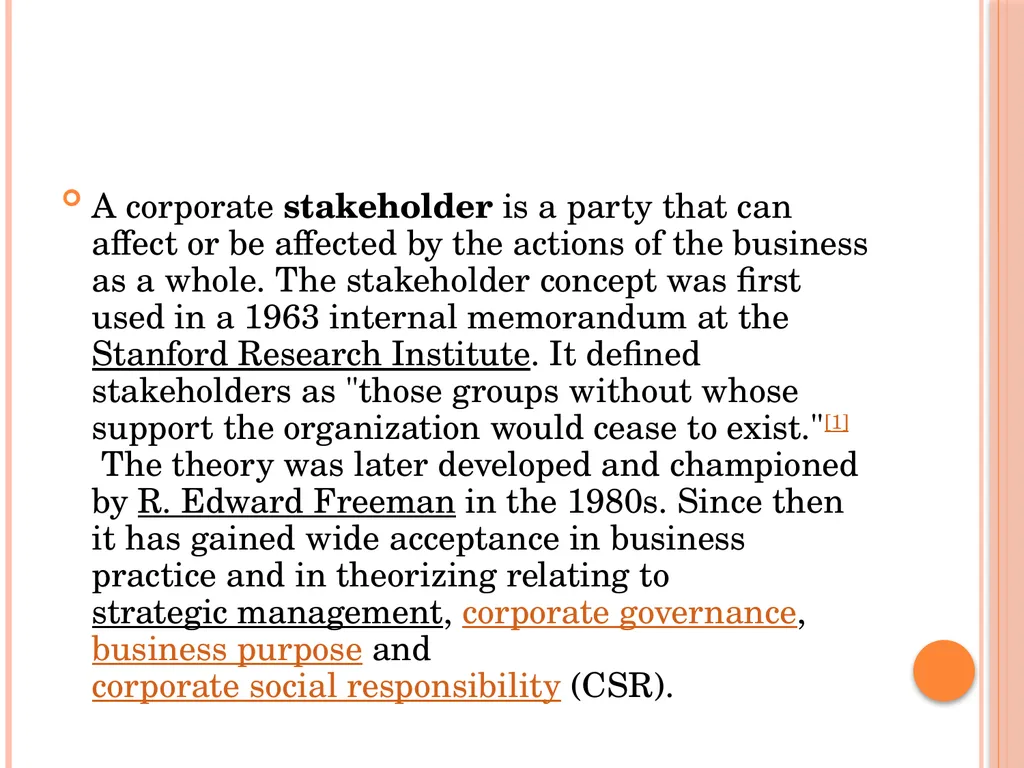 Strategic Human Resources Management Stakeholder - slide 2 of 19