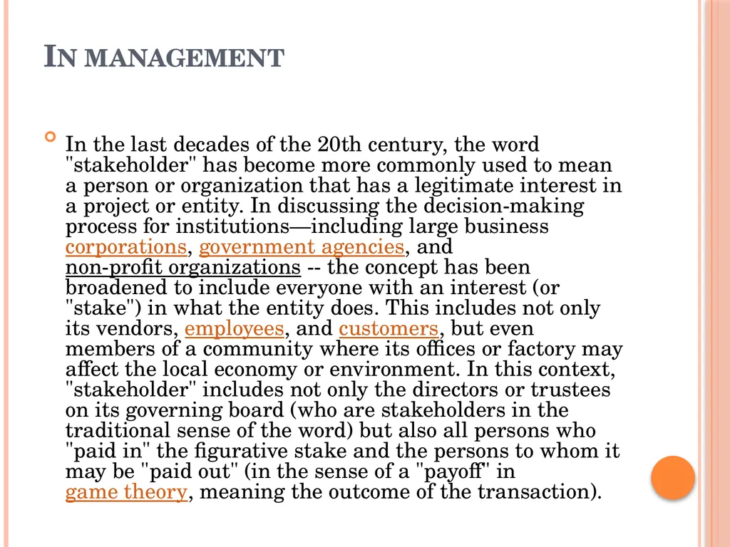 Strategic Human Resources Management Stakeholder - slide 8 of 19