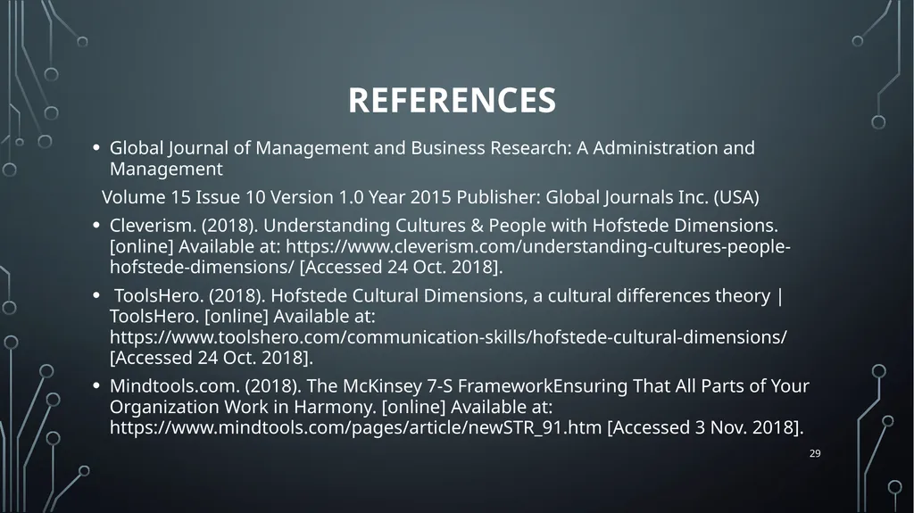 1 Unit 18:GLOBAL BUSINESS ENVIRONMENT Lo 3: - slide 29 of 29