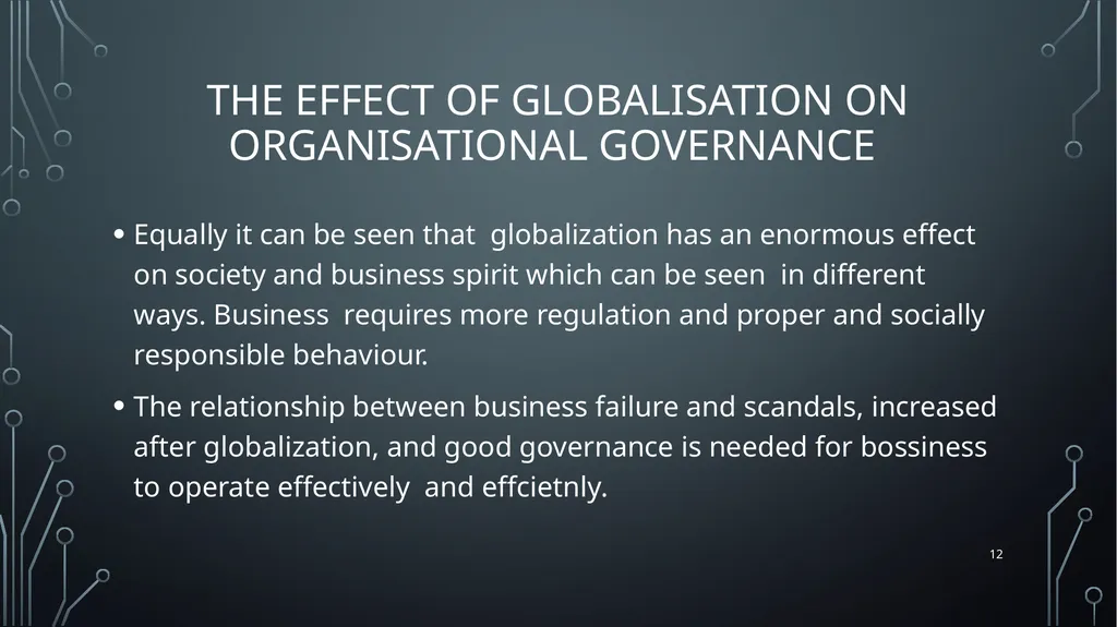1 Unit 18:GLOBAL BUSINESS ENVIRONMENT Lo 3: - slide 12 of 29