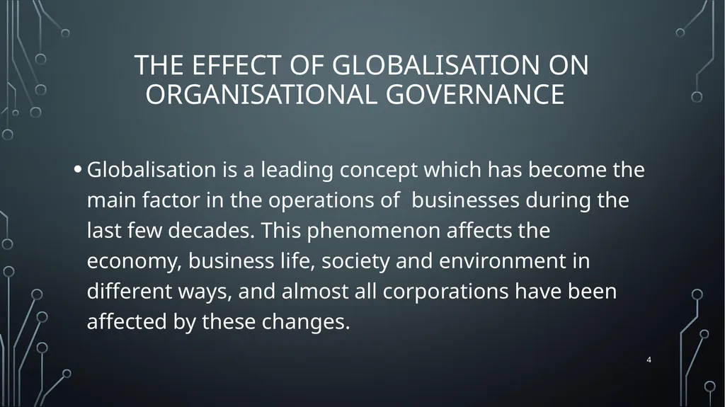 1 Unit 18:GLOBAL BUSINESS ENVIRONMENT Lo 3: - slide 4 of 29