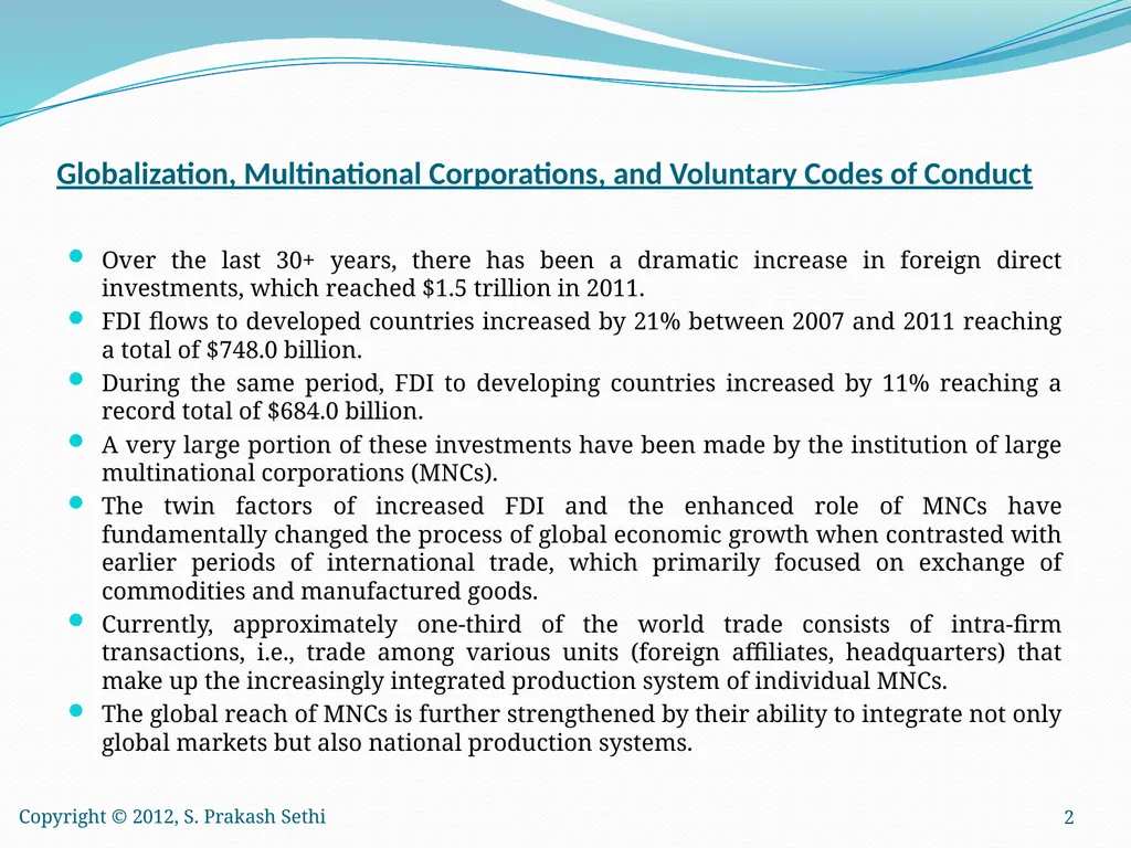 Globalization and Multinational Corporations - slide 2 of 34