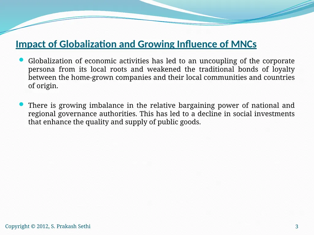 Globalization and Multinational Corporations - slide 3 of 34