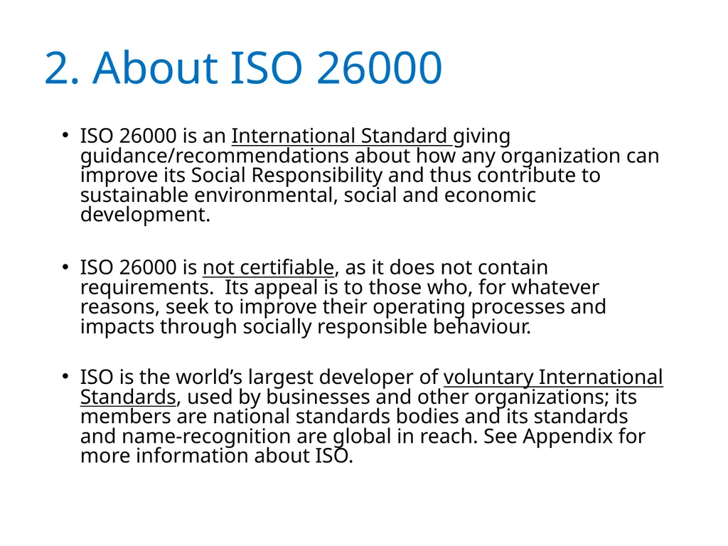 ISO 26000 Basic training material Published by ISO - slide 5 of 59