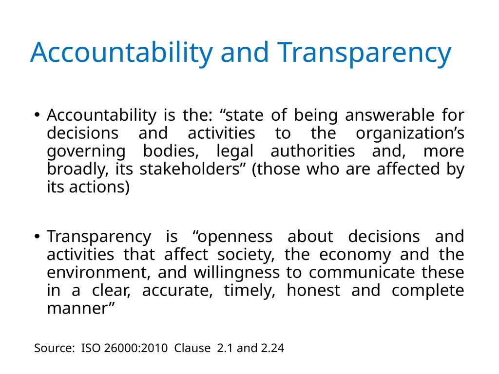 ISO 26000 Basic training material Published by ISO - slide 17 of 59