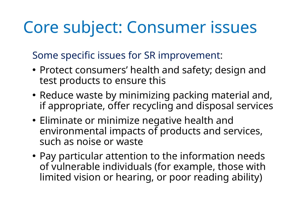 ISO 26000 Basic training material Published by ISO - slide 32 of 59