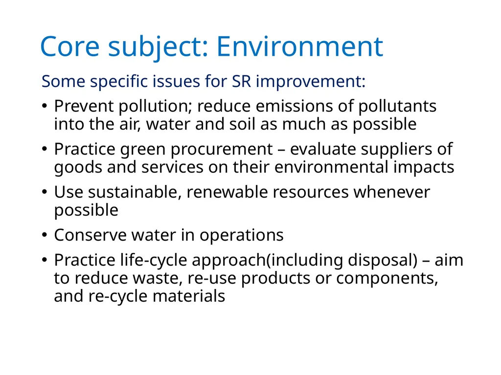 ISO 26000 Basic training material Published by ISO - slide 30 of 59