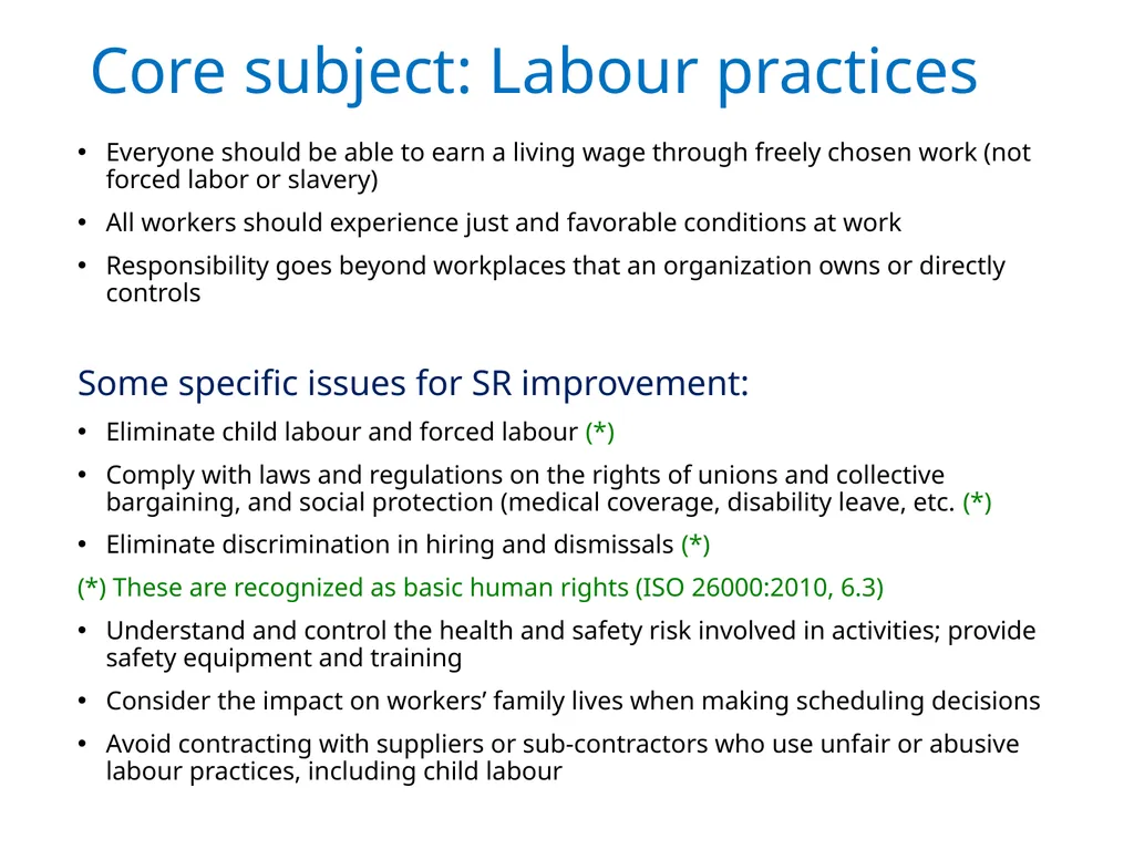 ISO 26000 Basic training material Published by ISO - slide 29 of 59