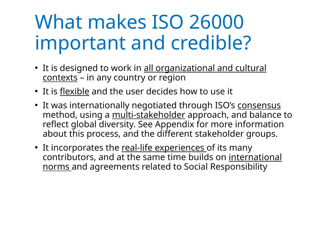 ISO 26000 Basic training material Published by ISO - slide 6 of 59