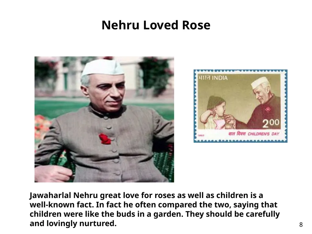 1 Jawaharlal Nehru – 1st Prime Minister of India - slide 8 of 9