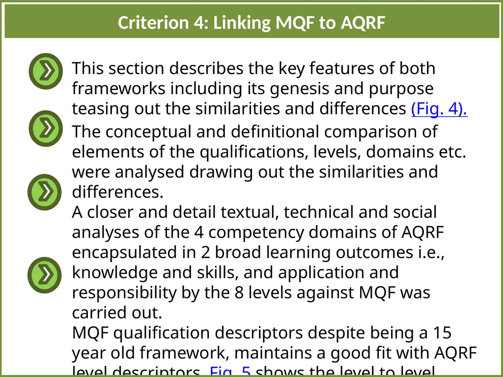 AQRF Referencing Report of Malaysia SECTION 1: A - slide 10 of 17