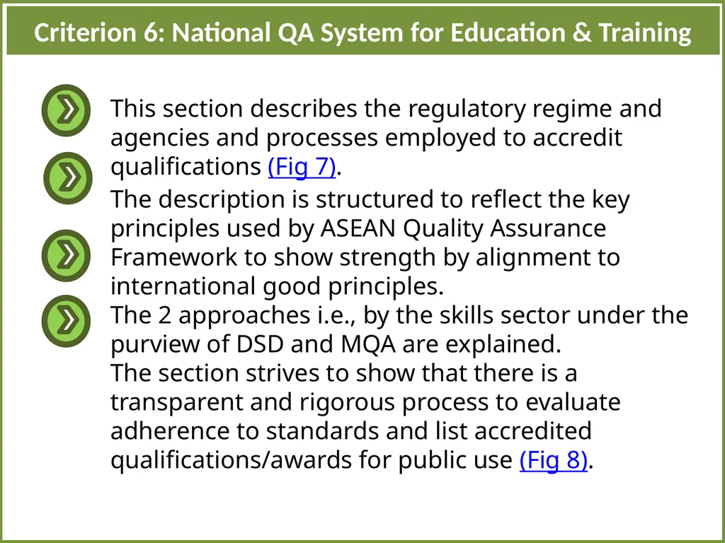 AQRF Referencing Report of Malaysia SECTION 1: A - slide 13 of 17