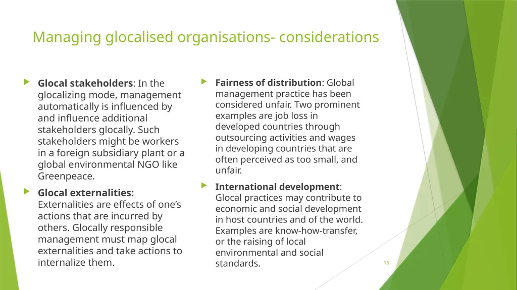 Management Practices in Responsible Organisations - slide 15 of 26