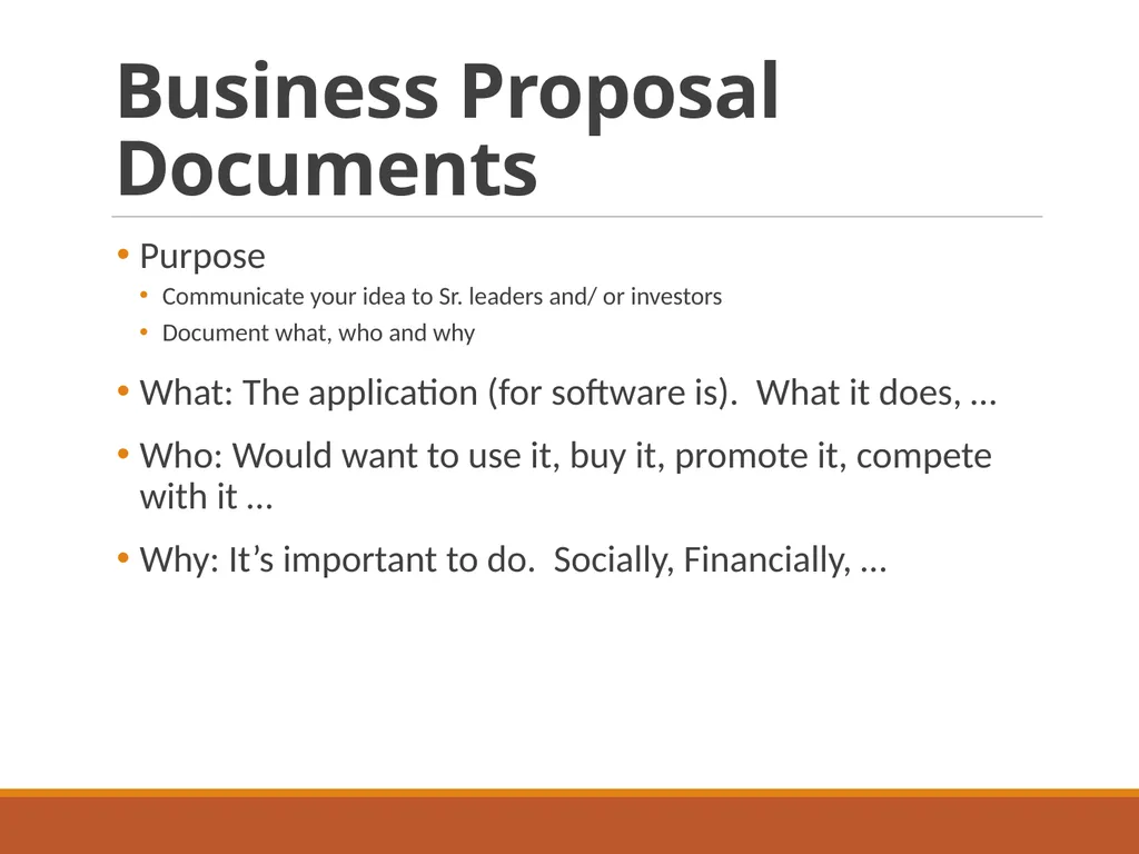 Business Context Essential business requirements - slide 24 of 32