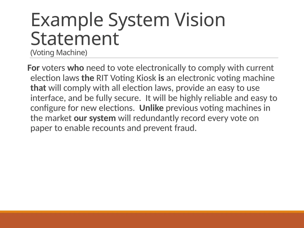 Business Context Essential business requirements - slide 14 of 32