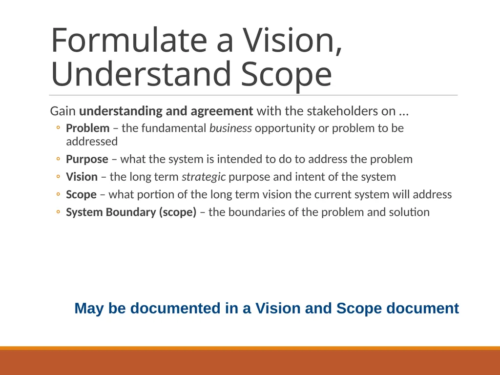 Business Context Essential business requirements - slide 6 of 32