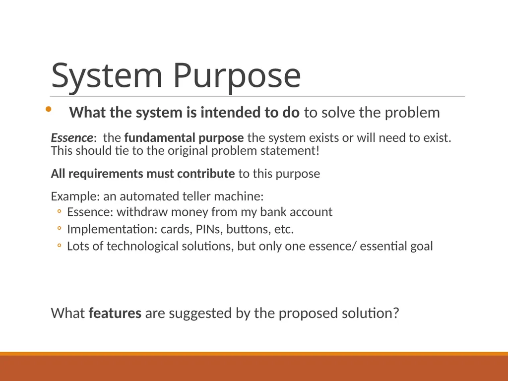 Business Context Essential business requirements - slide 9 of 32