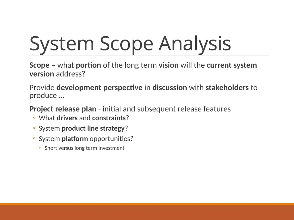 Business Context Essential business requirements - slide 15 of 32