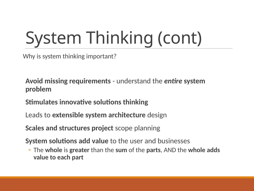 Business Context Essential business requirements - slide 18 of 32