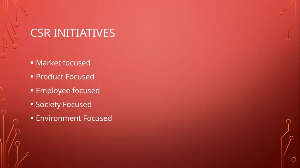 CSR CSR “CSR is a concept which suggests that - slide 6 of 22
