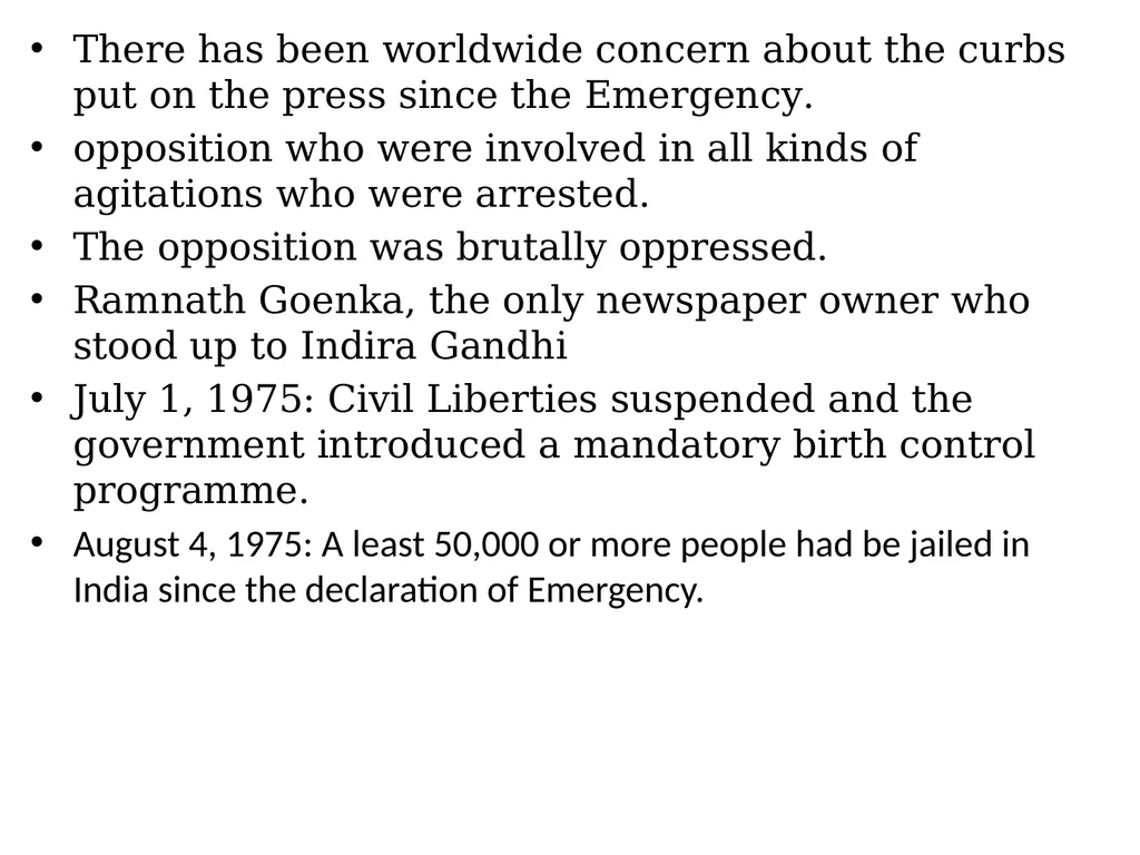 Emergency in India The part 18 of Indian - slide 5 of 7