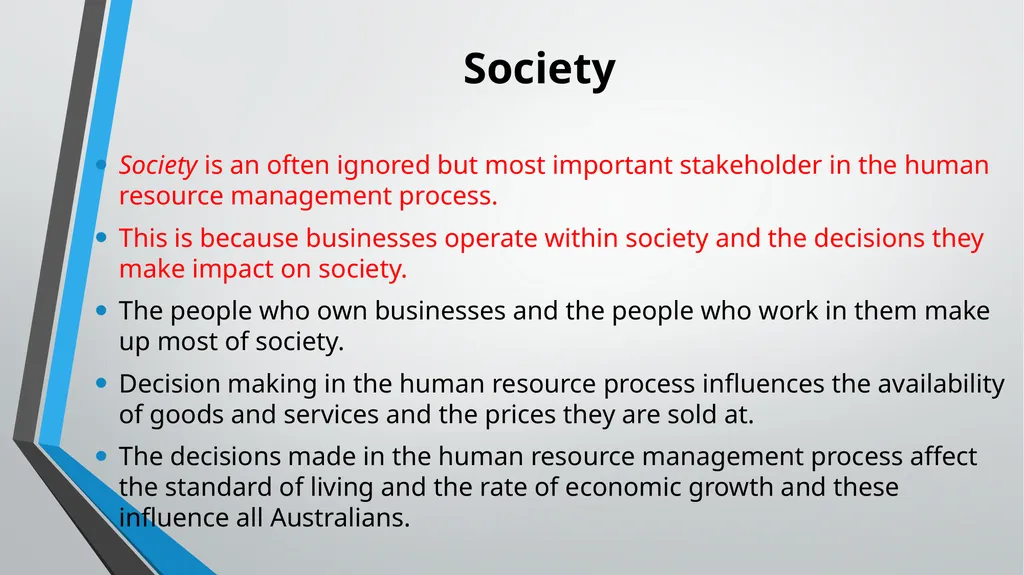 Key influences on Human Resource Management There - slide 10 of 57